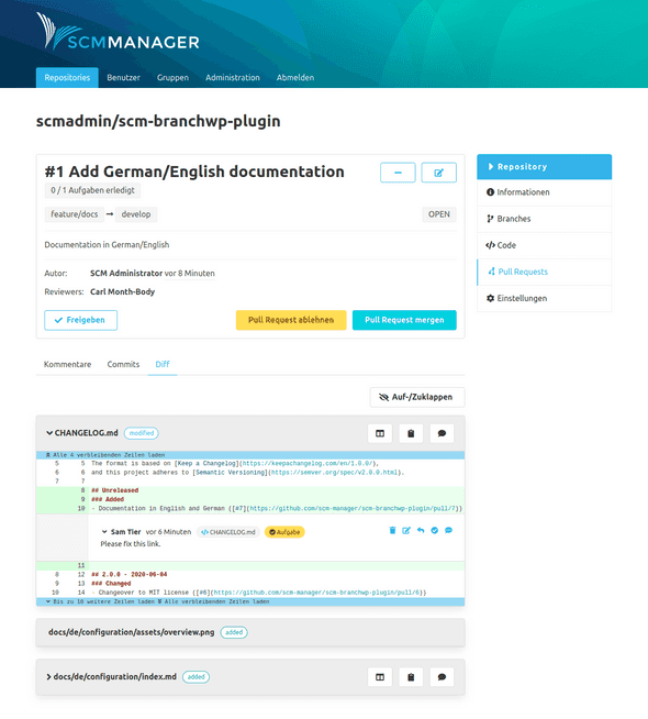 Pull Request - Diffs