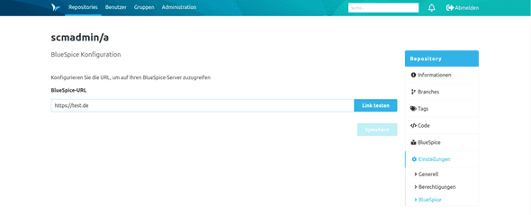 Repository spezifische Konfiguration