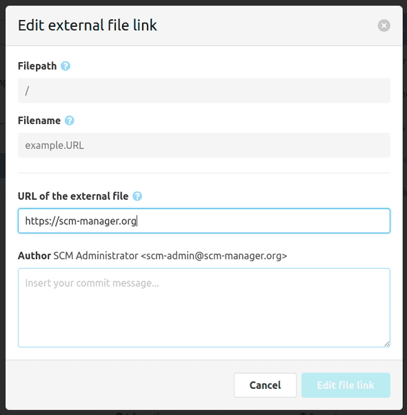 Edit external file