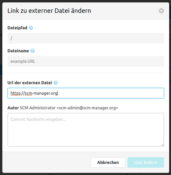 Edit external file