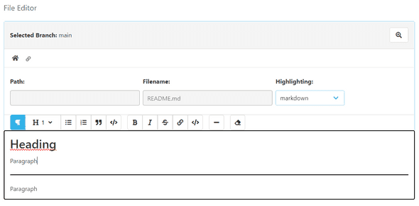 Horizontal line example